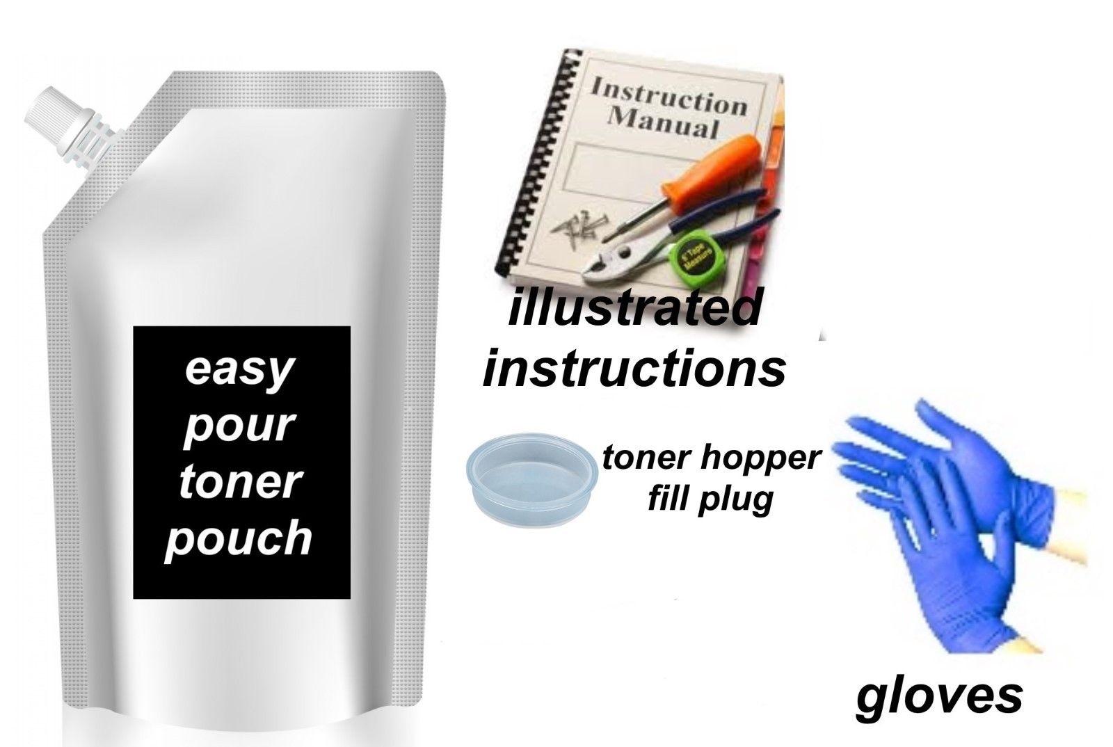 Toner refill kit for Brother TN4100 7000 yield HL6050, HL6050D, HL